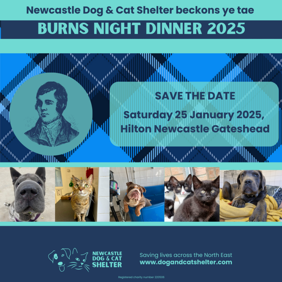 Burns Night 2025 Individual Ticket Newcastle Dog & Cat Shelter